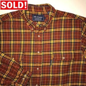 Men's McAlister Countrysport Long Sleeve Button Shirt-Size 2XL